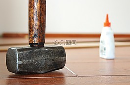 锤,木材胶,层压