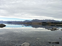 湖,反思,水