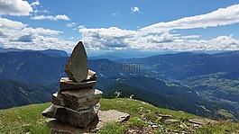 石头,山,意大利