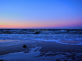 波羅的海,海,日落