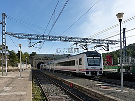 火車,站,隧道