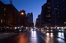 紐約,城市,夜