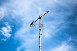 天空,云,高