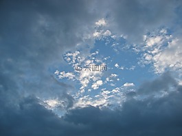 顏色,天空,云
