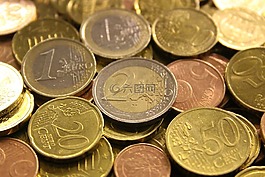 錢,硬幣,歐元