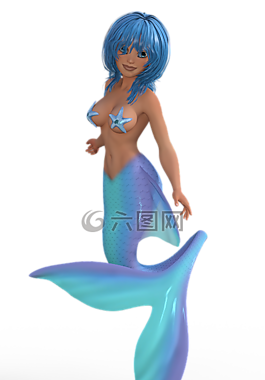 女子,美人魚,女性