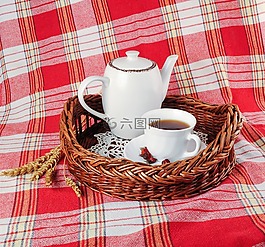 紙盒,茶,杯