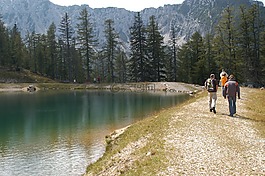 水,bergsee,徒步旅行