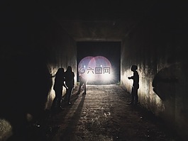 黑暗,夜,隧道