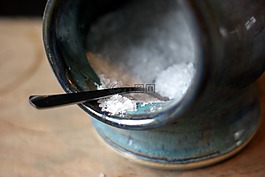 鹽,勺子,美食