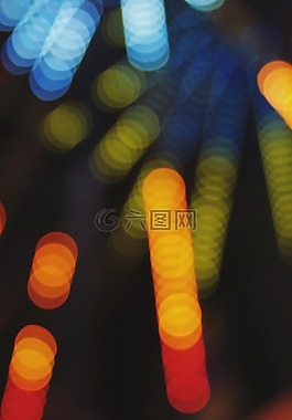 散景,燈,夜