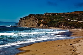加利福尼亞州,海岸線,海