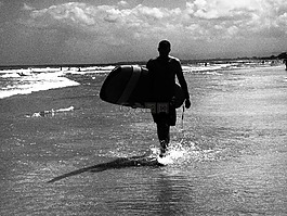 沖浪,運動,海灘
