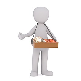 白人男性,3d模型,孤立