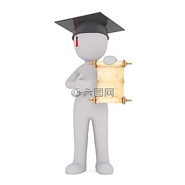 白人男性,3d模型,孤立