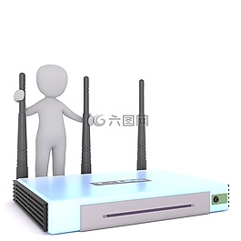 白人男性,3d模型,孤立