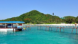 橋,船,海邊