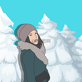 樹,雪,降雪