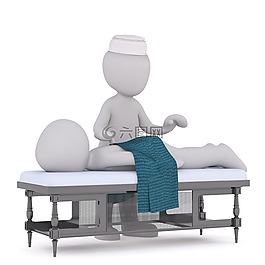 白人男性,3d模型,孤立
