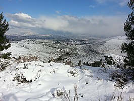 雪,山,查看