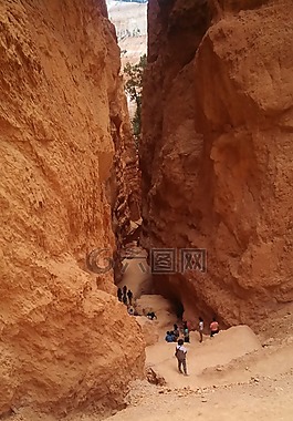 峡谷,人后裔,布莱斯峡谷