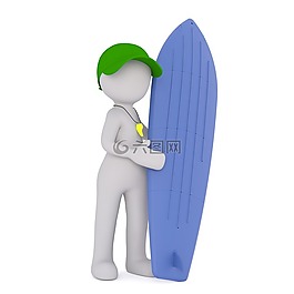 白人男性,3d模型,孤立
