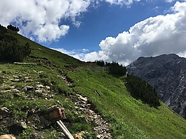 山,徒步旅行,假期