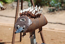 刺猬,雕塑,藝術(shù)