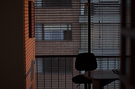 辦公室,建筑,日落