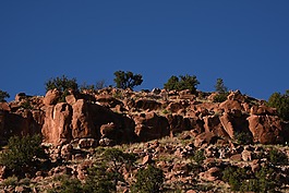沙漠,山,石