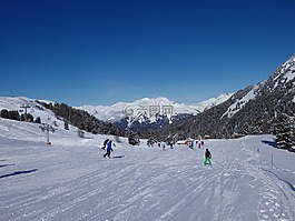 阿爾卑斯山,法國,冬天