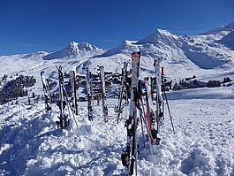 阿爾卑斯山,法國,冬天