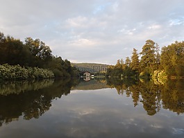 河,湖,反射 klodzko
