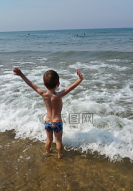 海,夏季,假日