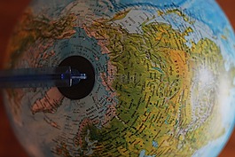 全球,地圖,圓