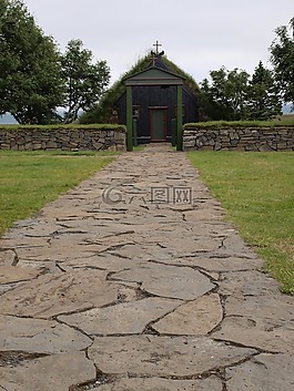 冰島,教會,苔