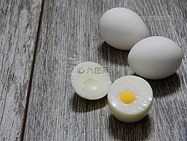 雞蛋,吃,食品