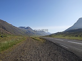 冰島,景觀,路