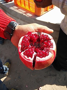 石榴,水果,成熟的石榴