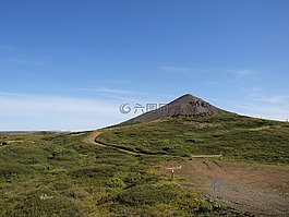 冰島,景觀,山