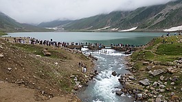 湖saif-ul-muluk,巴基斯坦,开伯尔普什图