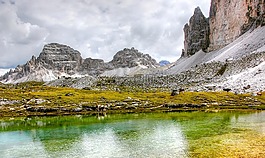 paternkofel,白云岩,山