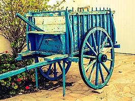 車皮,藍(lán)色,車輪