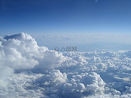 天空和云,云海洋,景觀
