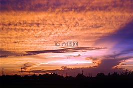 發光,天空,坡州