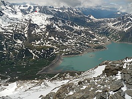 意大利,山,景觀