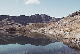 爬上,徒步旅行,迷航