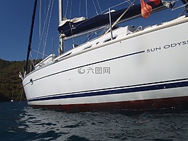 海,查看,船