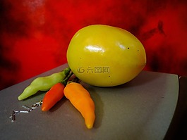 番茄,紅辣椒,水果