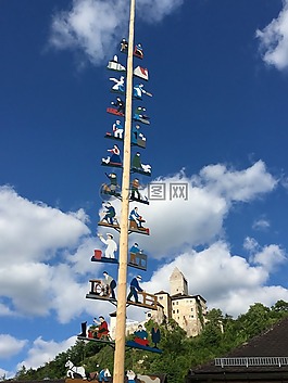 五朔节花柱,基普芬贝格,五月